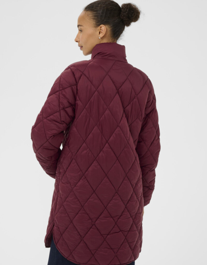 Part Two Olilas Quilted Jacket in Tawny Port