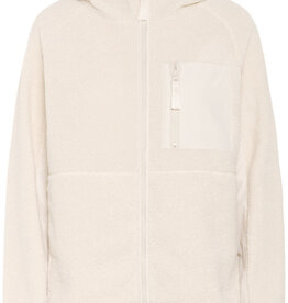Part Two Saseline Hooded Fleece Jacket in Moonbeam