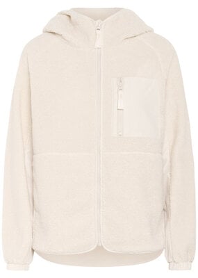 Part Two Saseline Hooded Fleece Jacket in Moonbeam