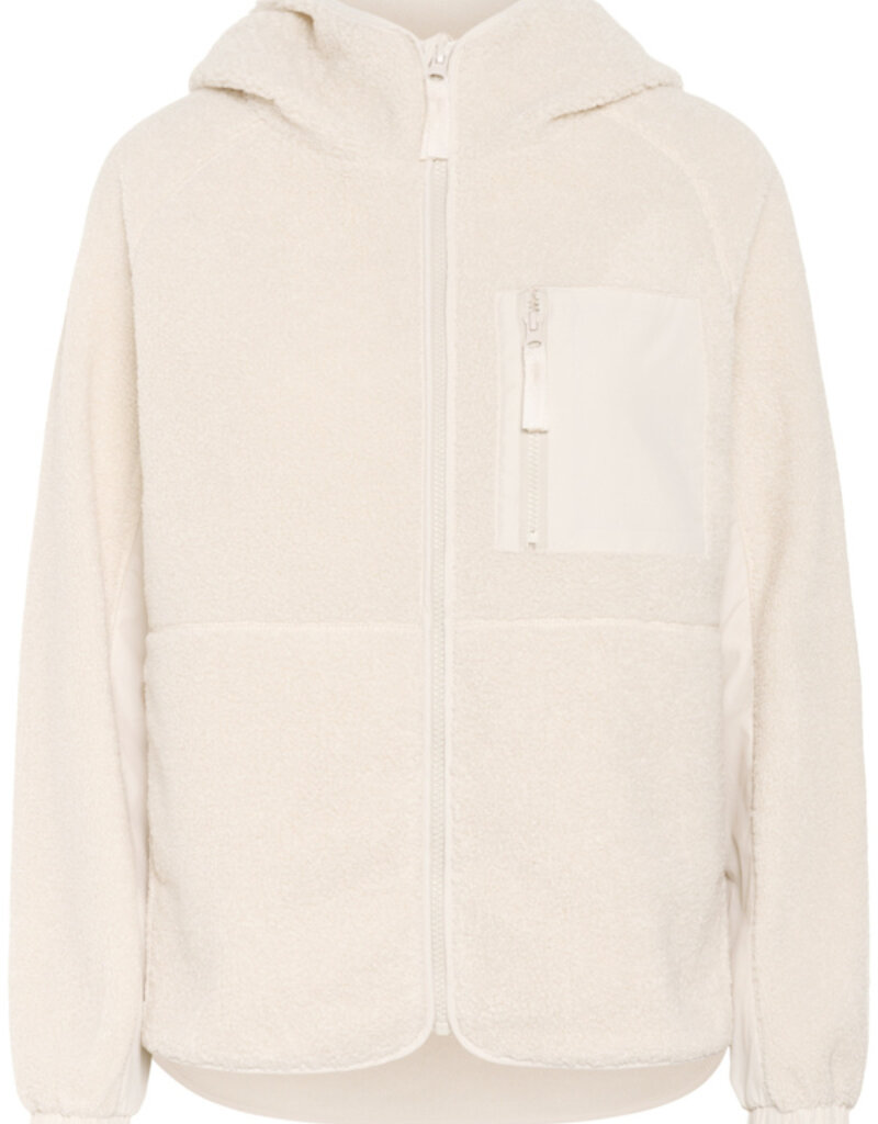 Part Two Saseline Hooded Fleece Jacket in Moonbeam