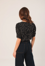 Indi and Cold Olandria Shirt in Black Polkadot