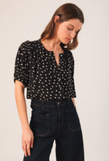 Indi and Cold Olandria Shirt in Black Polkadot