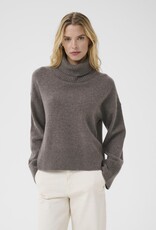 Part Two Corina Pullover Turtleneck in Falcon Melange