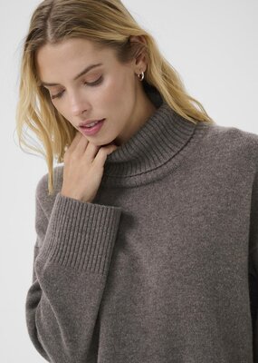 Part Two Corina Pullover Turtleneck in Falcon Melange