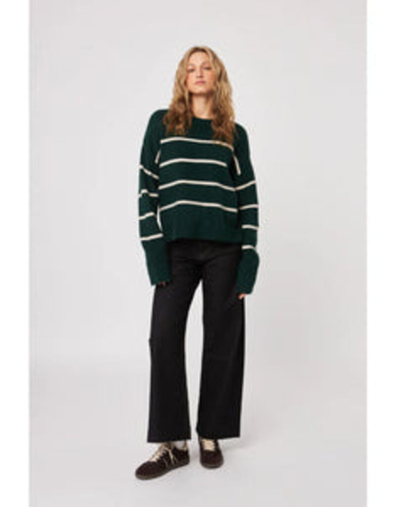 John and Jenn Roscoe Crew Neck Sweater in Spruce