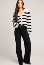 Gentle Fawn Melanie Cardigan in Black Stripe (FINAL SALE)