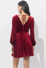 Adelyn Rae Amaree Pleated Mini Dress