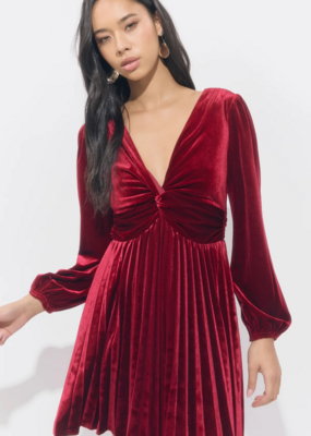 Adelyn Rae Amaree Pleated Mini Dress *XS & Small Left*