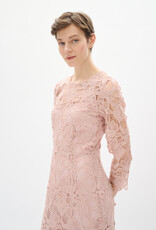 InWear Aimee Long Lace Dress in Blush Pink