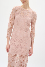 InWear Aimee Long Lace Dress in Blush Pink