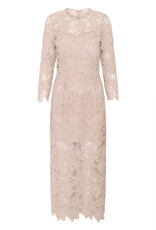 InWear Aimee Long Lace Dress in Blush Pink