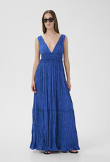 InWear Alexa Textured Maxi Dress in Sodalite Blue