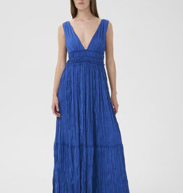 InWear Alexa Textured Maxi Dress in Sodalite Blue