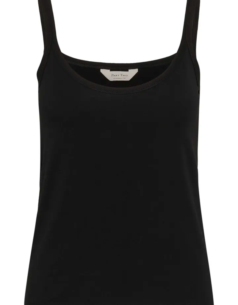Part Two Nelie Tank Top in Black