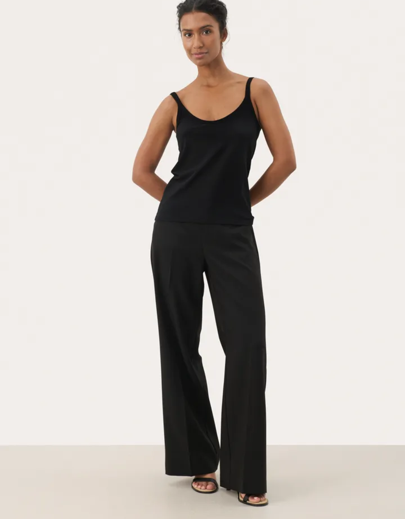 Part Two Nelie Tank Top in Black