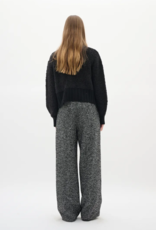 InWear Guo Fuzzy Cardigan in Black