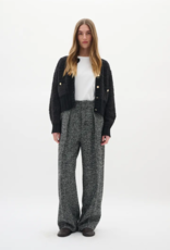 InWear Guo Fuzzy Cardigan in Black
