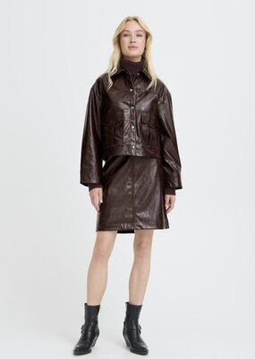 B.Young Daina Pleather Skirt