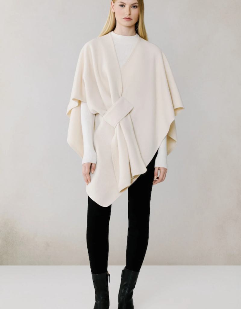 Soia and Kyo Claudelle Knit Wrap with Loop