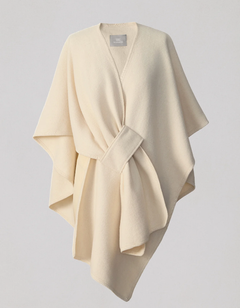 Soia and Kyo Claudelle Knit Wrap with Loop