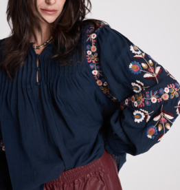 Louizon Ploum Cotton Embroidered Blouse