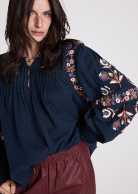 Louizon Ploum Cotton Embroidered Blouse