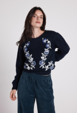 Louizon Yacopo Mohair and Wool Knit in Navy