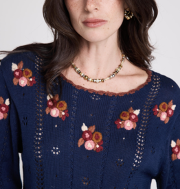 Louizon Gayati Embroidered Knit *Only One Left - Small*