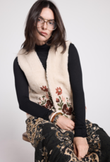 Louizon Yamina Cotton Embroidered Fleece Vest