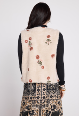 Louizon Yamina Cotton Embroidered Fleece Vest