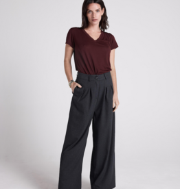 Louizon Lakadi High Waist Trouser in Dark Grey