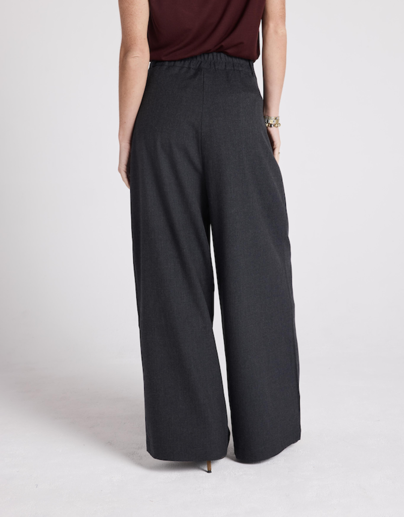 Louizon Lakadi High Waist Trouser in Grey
