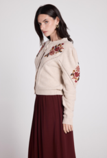 Louizon Varsow Embroidered Cardigan in Ecru (FINAL SALE)