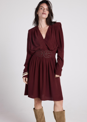 Louizon Filante Mini Dress with Belt Detail *Two Colours*