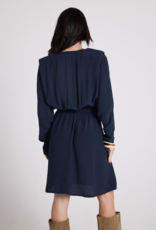Louizon Filante Mini Dress with Belt Detail