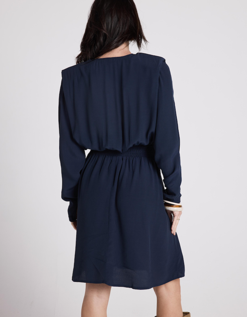 Louizon Filante Mini Dress with Belt Detail