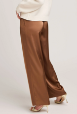 Gentle Fawn Amelie Satin Pant in Chestnut