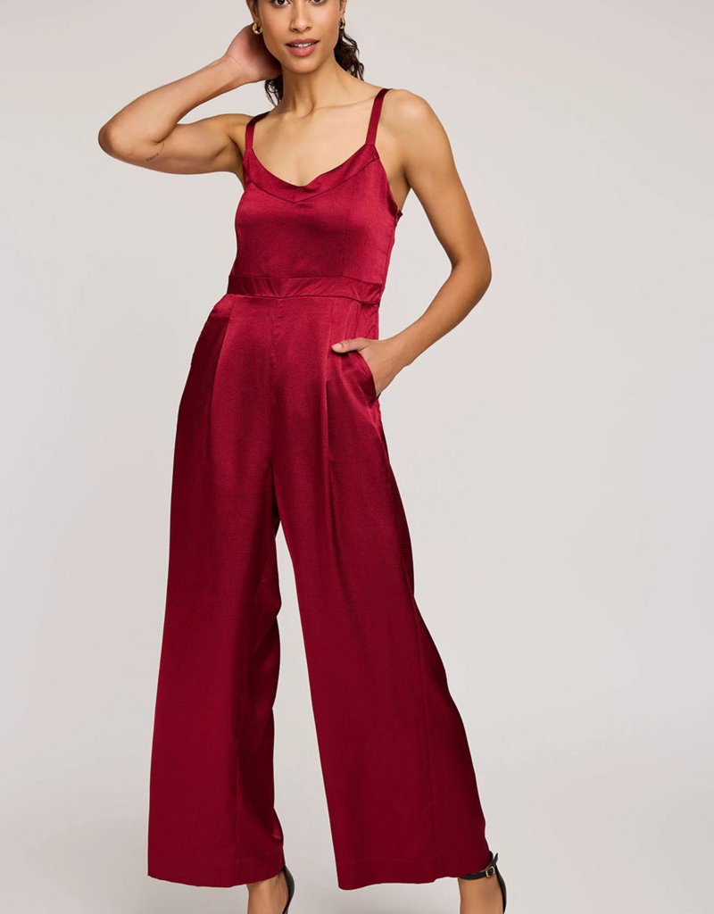 Gentle Fawn Irina Satin Jumpsuit