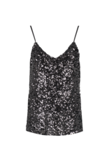 ASTRID Black Sequin Cami