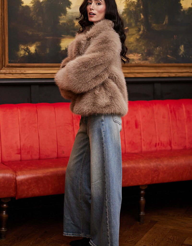 Angel Eye Ruislip Faux Fur Jacket