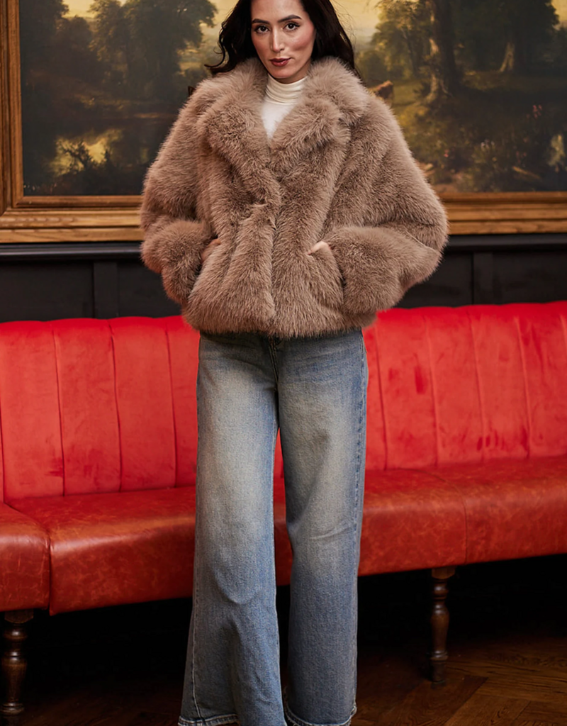 Angel Eye Ruislip Faux Fur Jacket