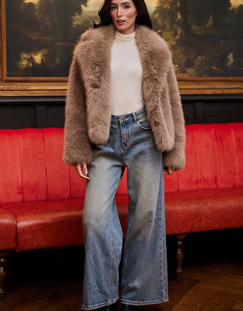 Angel Eye Ruislip Faux Fur Jacket