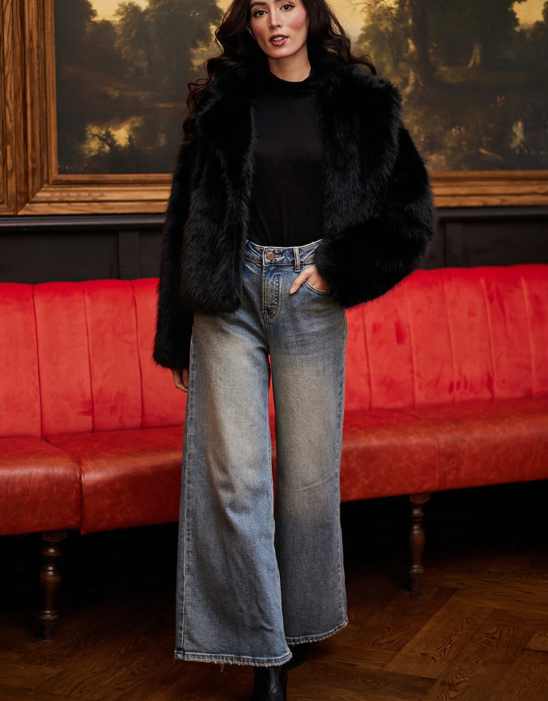 Angel Eye Ruislip Faux Fur Jacket