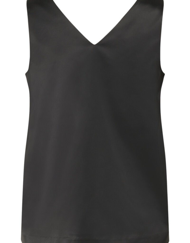 InWear Zilky V-Neck Tank Top in Black