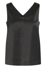 InWear Zilky V-Neck Tank Top in Black