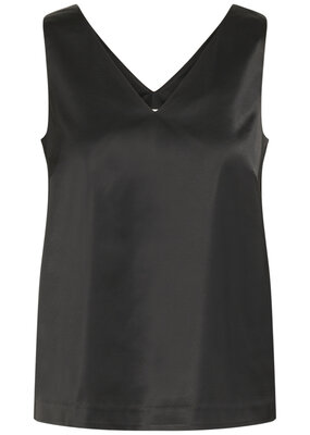 InWear Zilky V-Neck Tank Top in Black