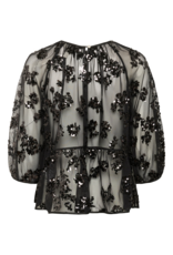 Part Two Vivan Blouse in Black Sequin