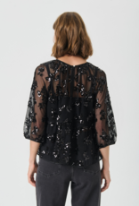 Part Two Vivan Blouse in Black Sequin