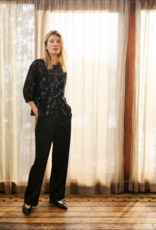 Part Two Vivan Blouse in Black Sequin