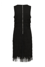 Part Two Virginia Fringe Dress in Black